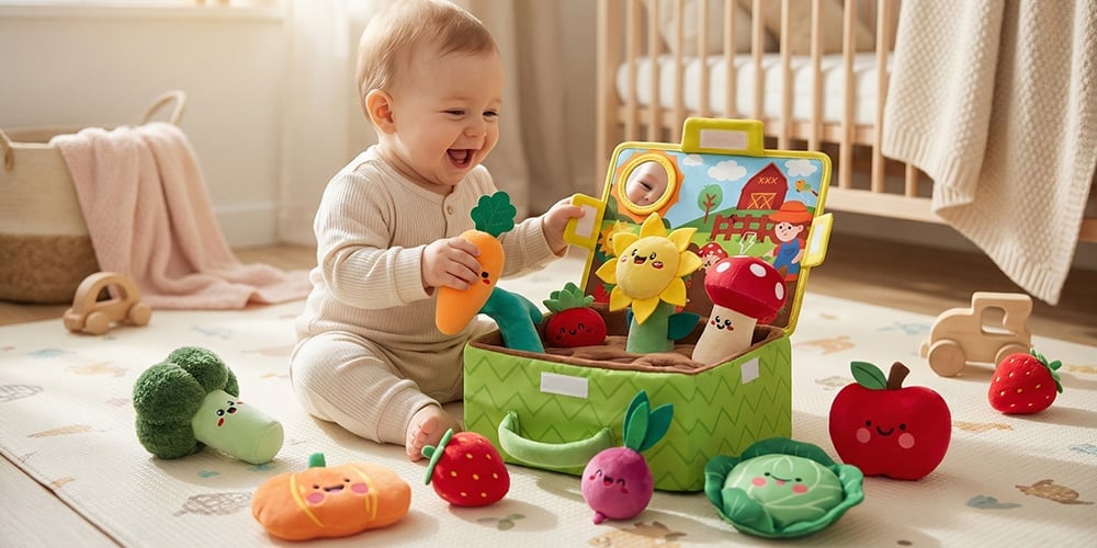 Interactive Sensory Garden Baby Toy Set