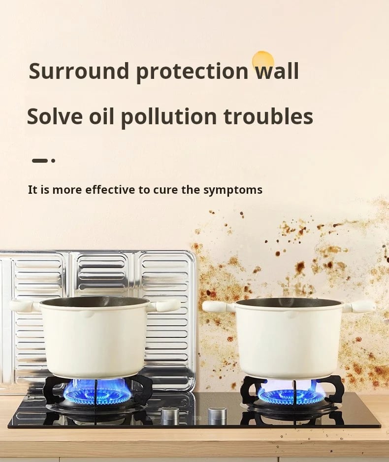 Kitchen Oil Splatter Guard Shield