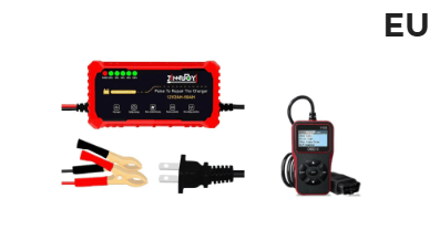 Smart Battery Charger for Car & Motorcycle