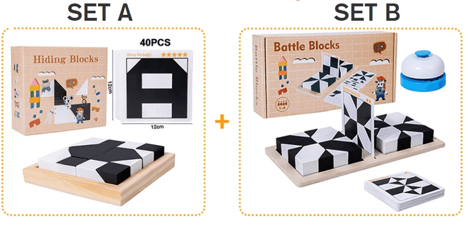 Puzzle Hidden Building Blocks Puzzle Toys To Cultivate Children's Spatial Imagination Ability Parent-Child Interactive BoardGame
