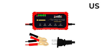 Smart Battery Charger for Car & Motorcycle