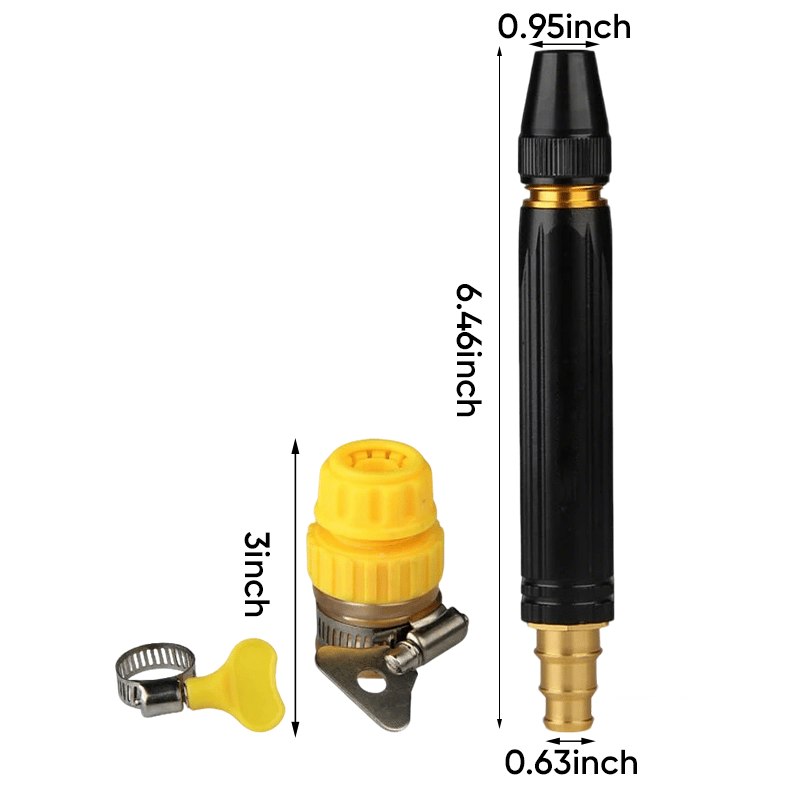 Adjustable Metal Nozzle Garden Hose Sprinkler