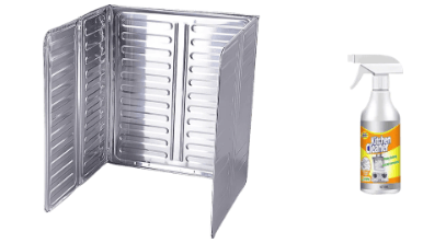 Kitchen Oil Splatter Guard Shield