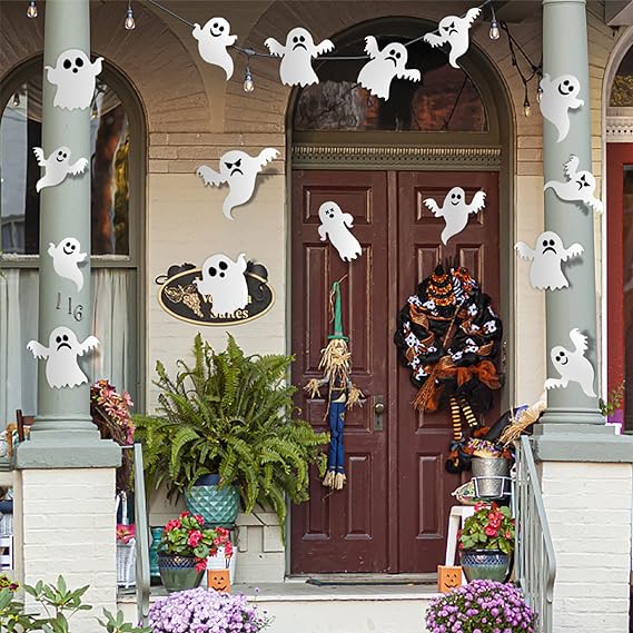 Spooky decorative Halloween wall stickers