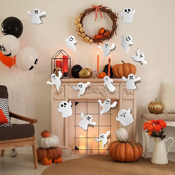 Spooky decorative Halloween wall stickers