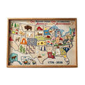 Wooden USA Map Puzzle