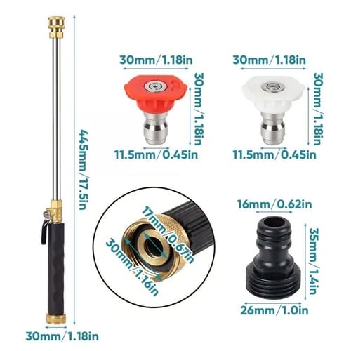 Garden Hose Nozzle High-Pressure Washer
