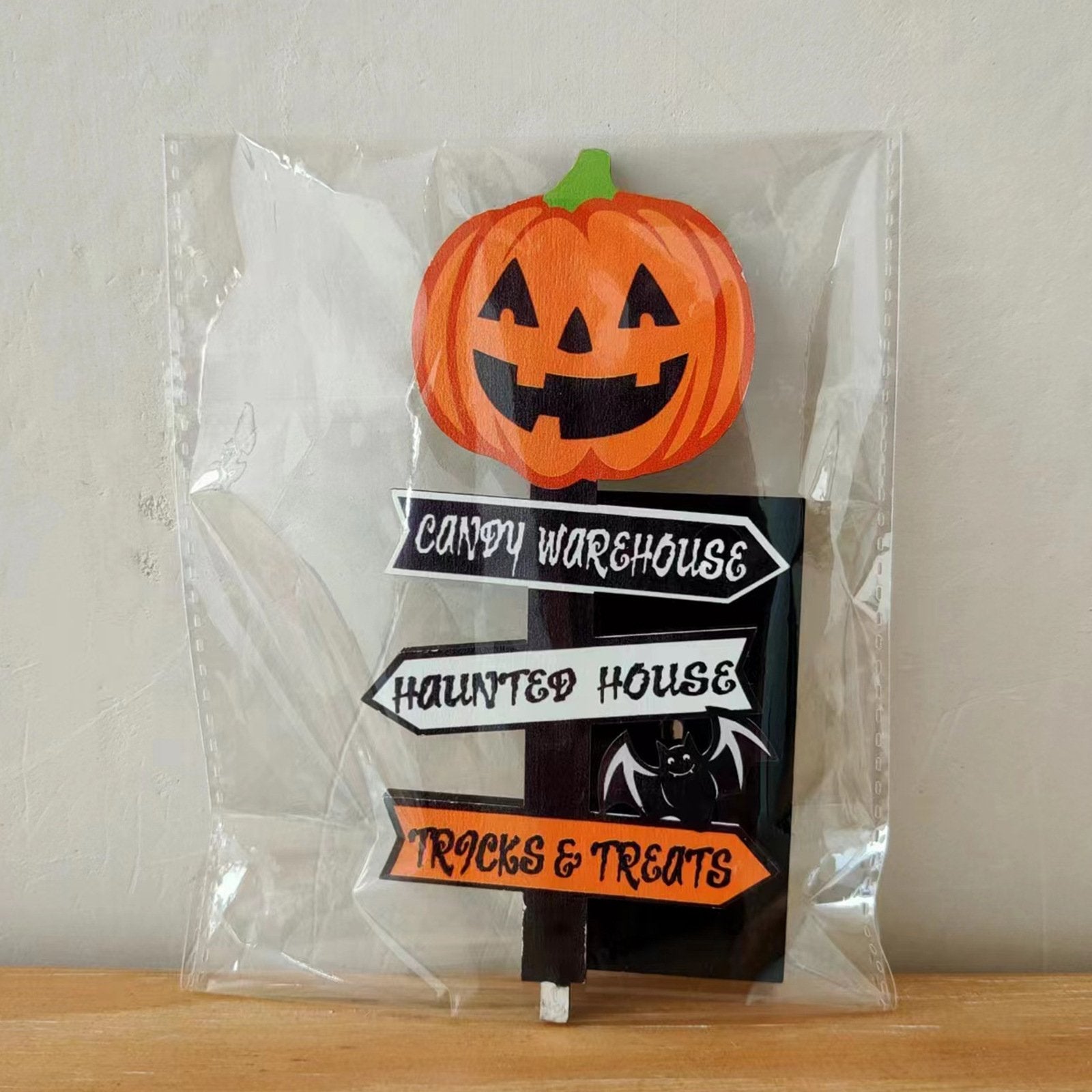 Halloween wooden ornaments