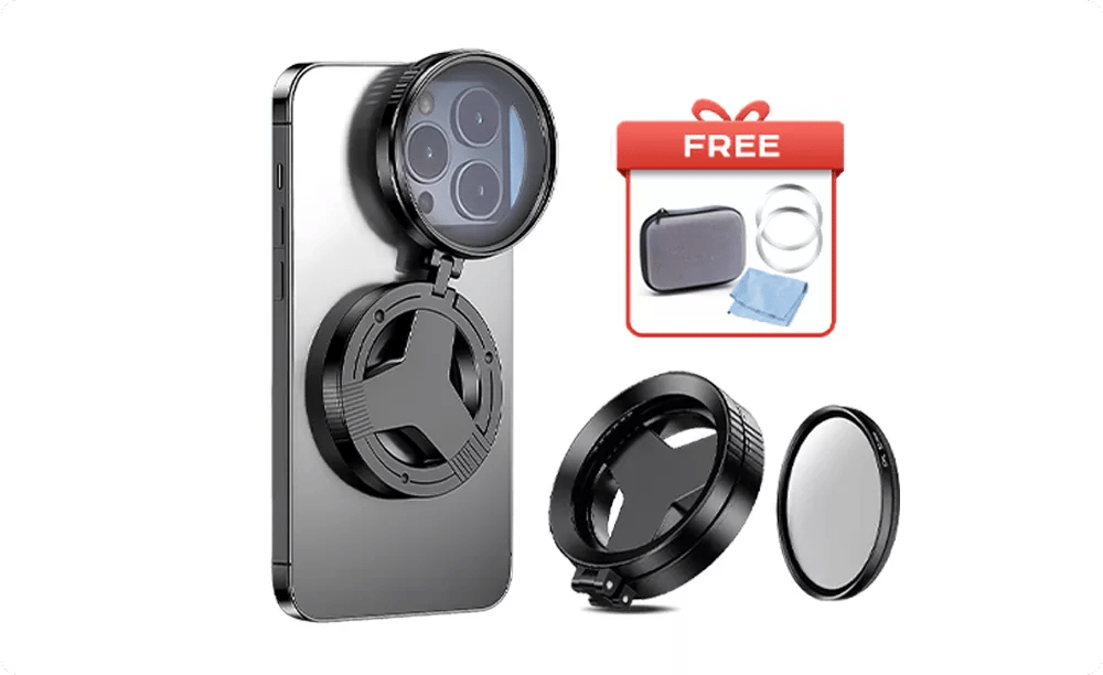 2-in-1 Magnetic CPL & Star Filter Lens