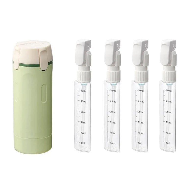 4-in-1 Leakproof Rotatable Travel Dispenser Set