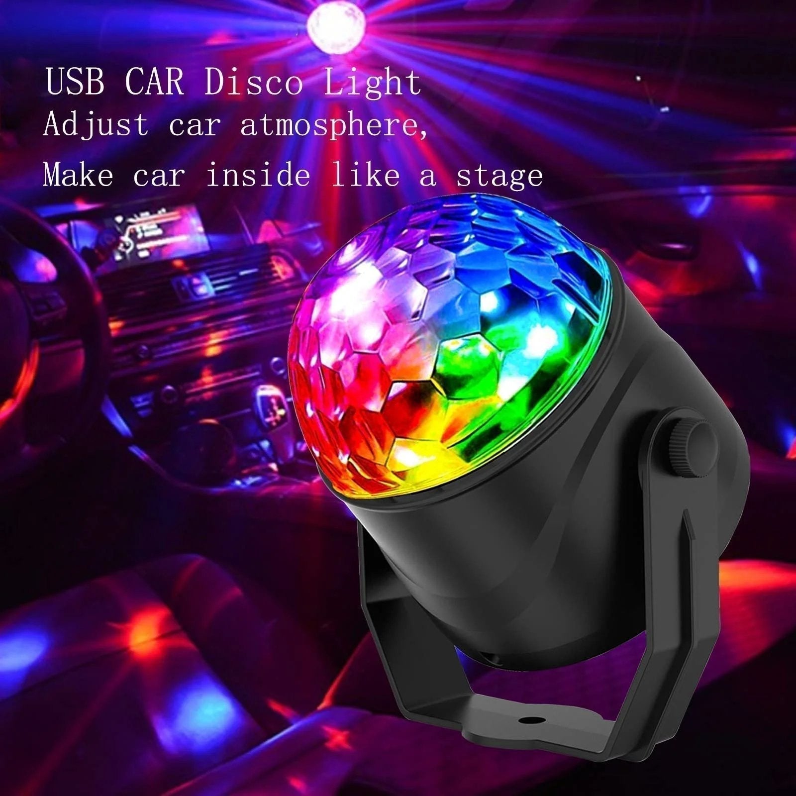 🔥Christmas Limited-Time Offer: 50% OFF!!!🔥Colorful Rotating Magic Disco Ball Light