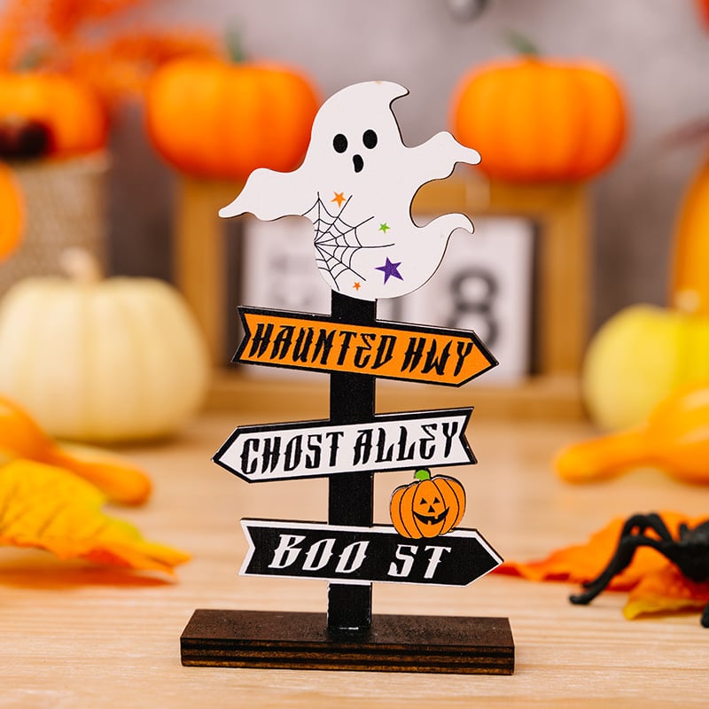Halloween wooden ornaments