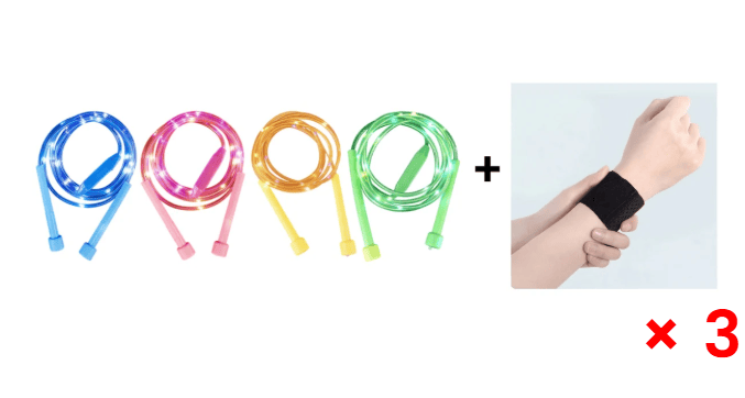 LED Light-Up Jump Rope for Kids