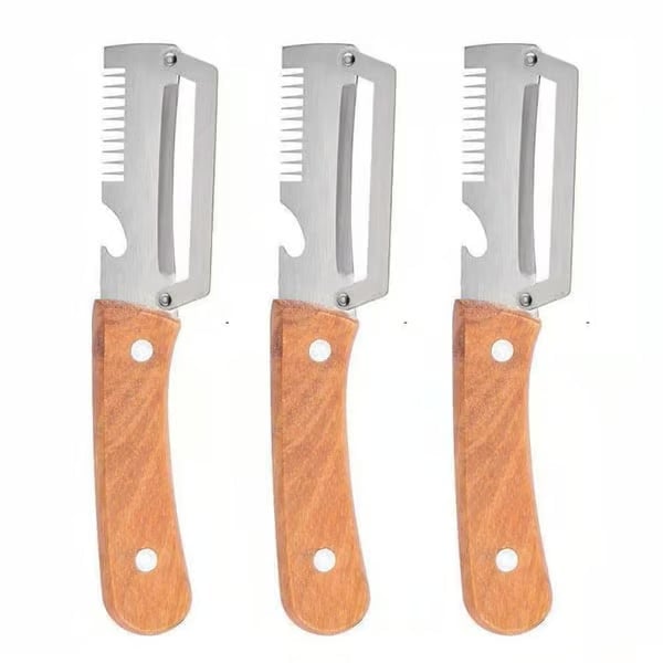 Kitchen Multi-Function Stainless Steel Thickened Fruit Peeler Knife