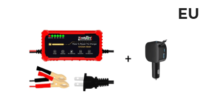Smart Battery Charger for Car & Motorcycle