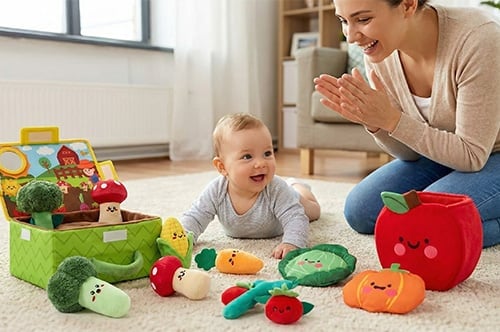 Interactive Sensory Garden Baby Toy Set
