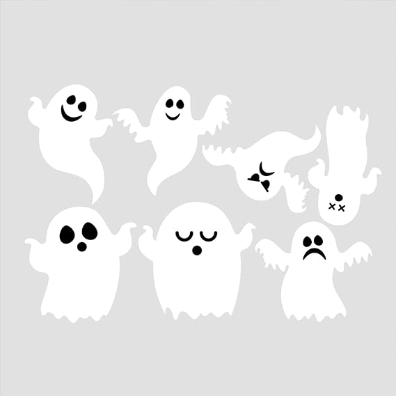 Spooky decorative Halloween wall stickers