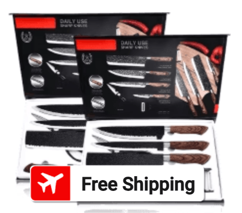 German Professional Chef's Knife Set - 6 Pcs Set
