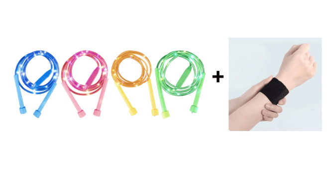 LED Light-Up Jump Rope for Kids