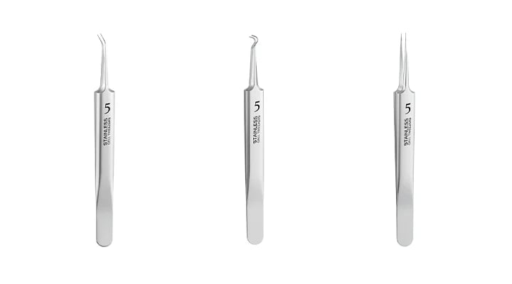 Professional Beauty Salon Tweezers | 2026 New Year Launch 50% OFF | Precision Slant & Pointed Tips for Brows & Lashes | Essential for Makeup Artists & Home Kits 🎆✨