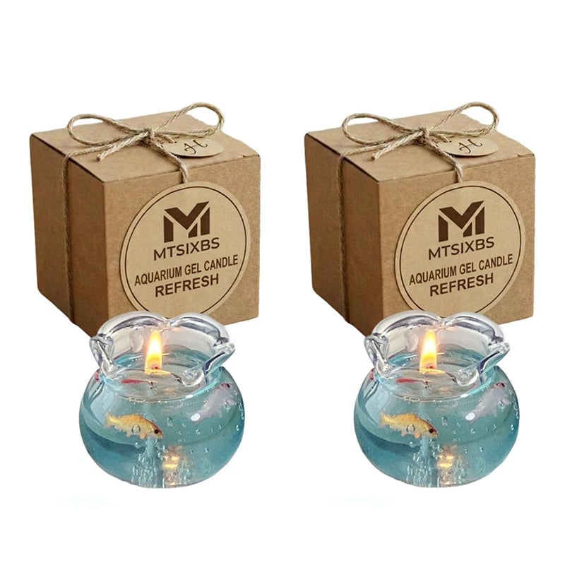 Mini Bubble Fish Tank Scented Candle