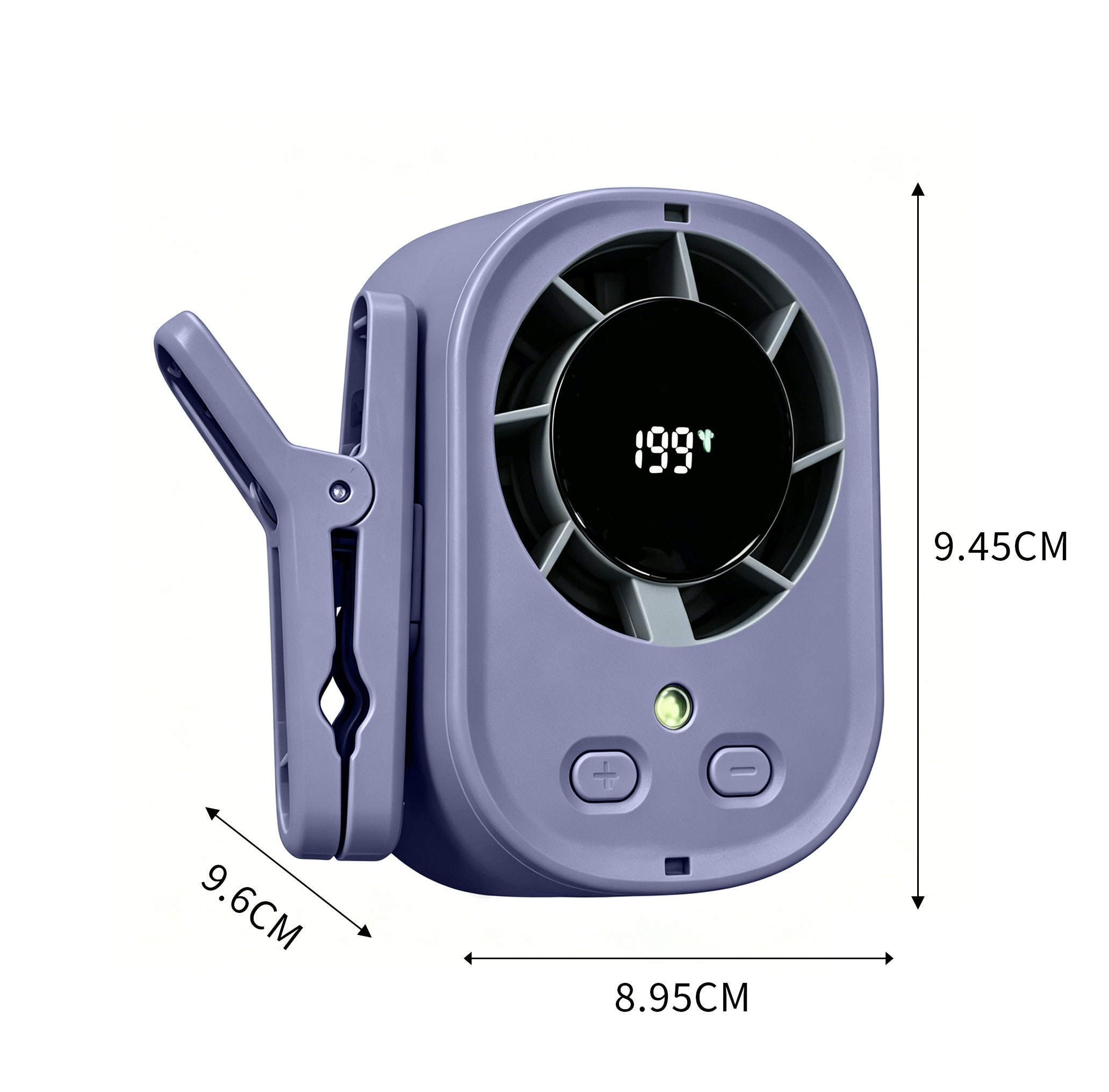 Portable Ice-Cooling Clip Fan