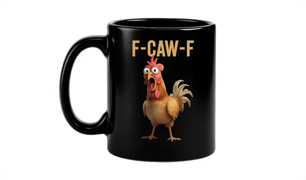 F-Caw-F Funny Chicken Mug