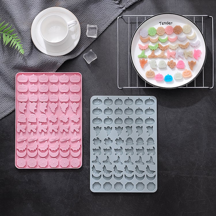 Silicone mold Halloween baking mold silicone chocolate mold 2 pieces