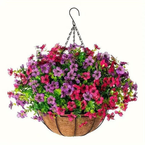Artificial Hanging Flowers for Outdoors