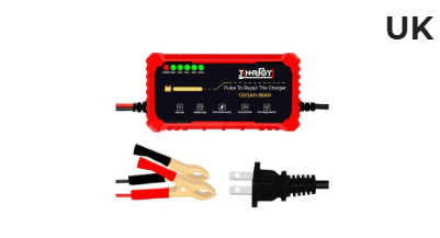 Smart Battery Charger for Car & Motorcycle